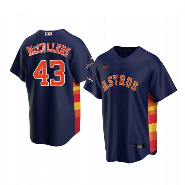 Lance McCullers Houston Astros Navy 2022 World Series Champions Replica Jersey - Men's