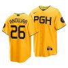 Miguel Andujar Pirates 2023 City Connect Gold Replica Jersey