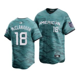 Shane McClanahan American League 2023 MLB All-Star Game Teal Limited Jersey