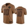 Justin Herbert Los Angeles Chargers Brown 2023 Salute To Service Limited Jersey