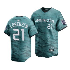 Michael Lorenzen American League 2023 MLB All-Star Game Teal Limited Jersey