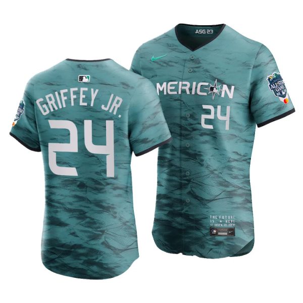 Ken Griffey Jr. American League 2023 MLB All-Star Game Teal Elite Jersey