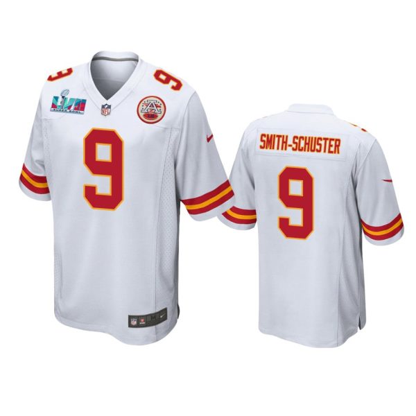 JuJu Smith-Schuster Kansas City Chiefs White Super Bowl LVII Game Jersey