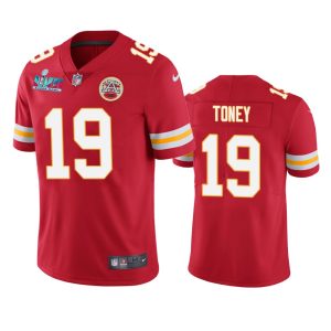 Kadarius Toney Kansas City Chiefs Red Super Bowl LVII Vapor Limited Jersey