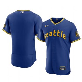 Seattle Mariners Royal 2023 City Connect Authentic Jersey - Men's