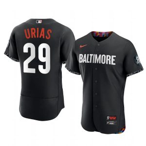 Ramon Urias Baltimore Orioles Black 2023 City Connect Authentic Jersey - Men's