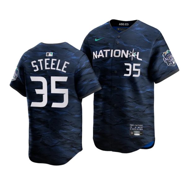 Justin Steele National League 2023 MLB All-Star Game Royal Limited Jersey