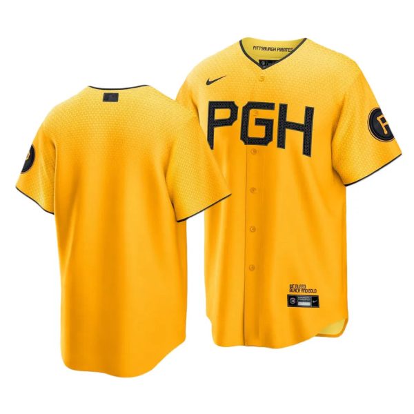 Pirates 2023 City Connect Gold Replica Jersey