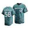 Luis Castillo American League 2023 MLB All-Star Game Teal Limited Jersey