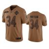 Walter Payton Chicago Bears Brown 2023 Salute To Service Limited Jersey