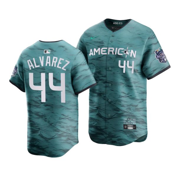 Yordan Alvarez American League 2023 MLB All-Star Game Teal Limited Jersey