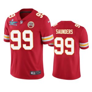 Khalen Saunders Kansas City Chiefs Red Super Bowl LVII Vapor Limited Jersey