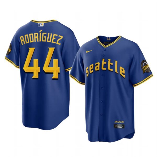 Julio Rodriguez Seattle Mariners Royal 2023 City Connect Replica Jersey - Men's